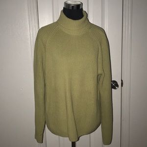 Lands’ End knitted turtleneck sweater